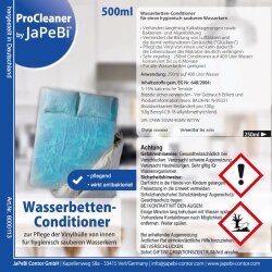 500ml Wasserbetten-Conditioner Wasserbett Konditionierer + 250ml Vinylreiniger